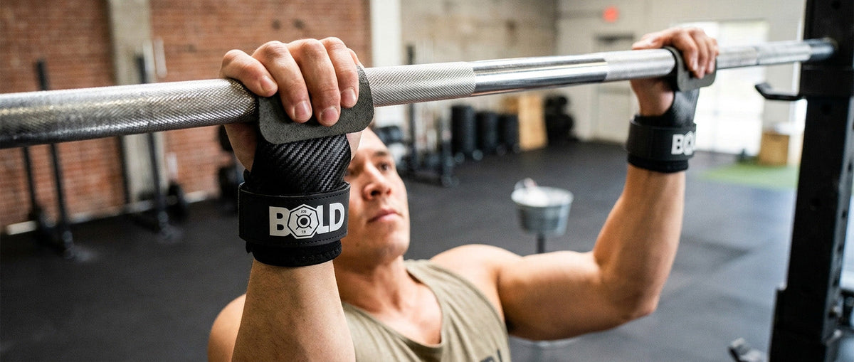 Weight Lifting Cushioned Hand Grips | Bold