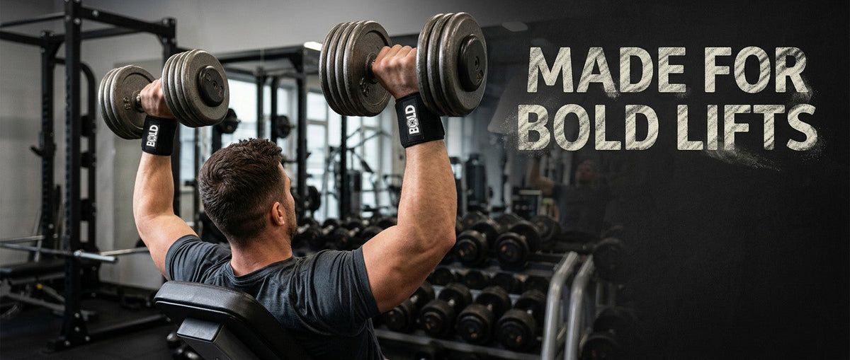 Weight Lifting Wrist Wraps for Wrist Stability and Heavier Lifts | Bold